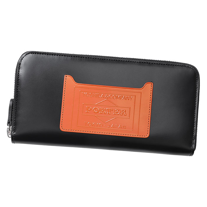 PS LEATHER WALLET CHECKER FLAG VER. LONG WALLET | PORTER